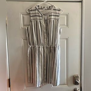 Gap Drawstring Sleeveless Cotton Dress
